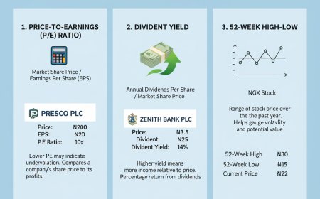 How to Use P/E Ratio and Dividend Yield When Buying Stocks on NGX (Practical Guide)