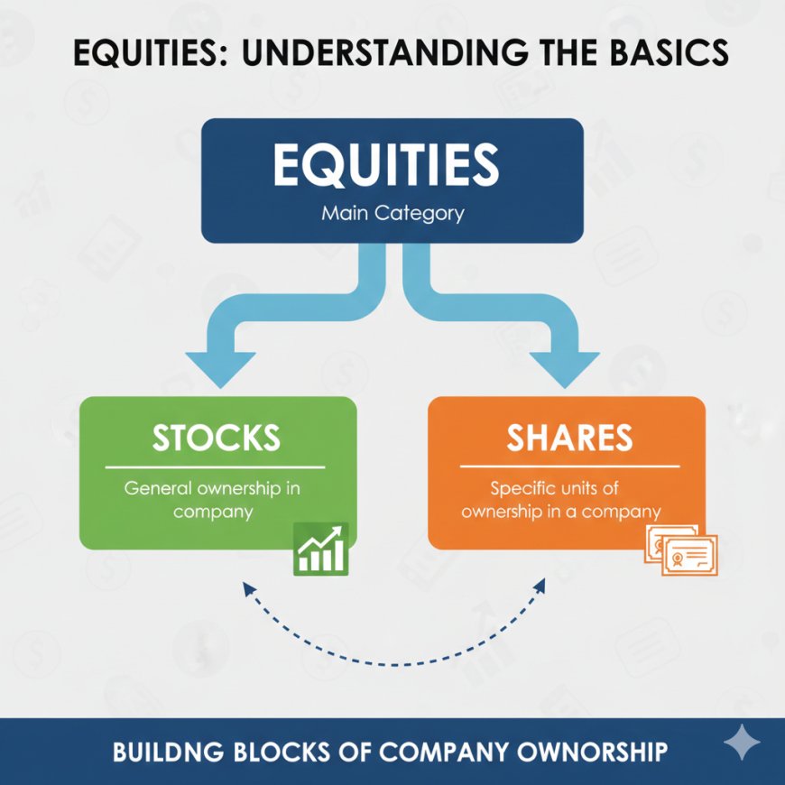 Difference Between Shares, Stocks, and Equities (Explained Simply)