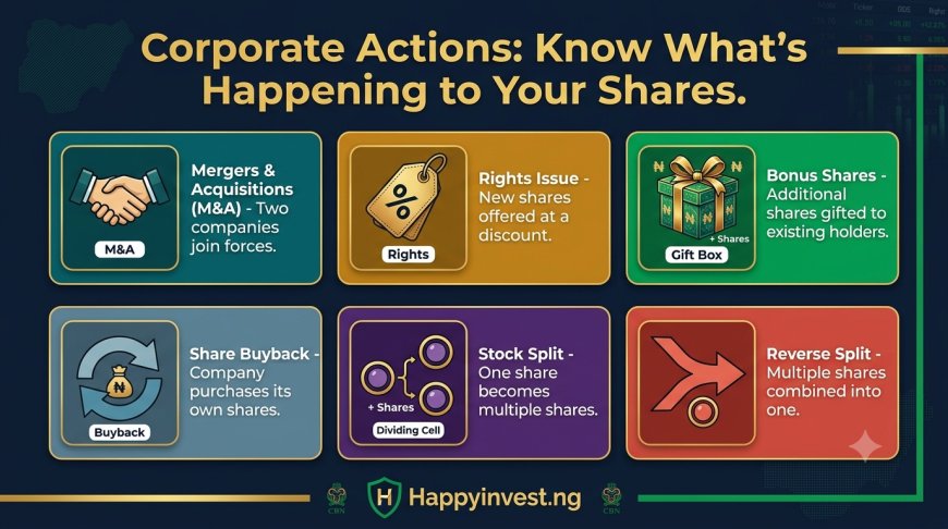 Corporate Actions Explained: What Every Nigerian Investor Should Know (And How to Profit From Them)